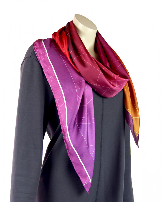 Zijden sjaal | Colori | 800-532 | 130x130 cm
