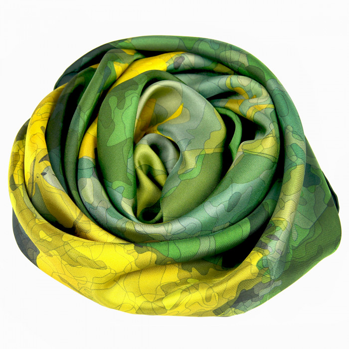 Zijden sjaal | Inspired by Monet | 800-506 | 65x65 cm
