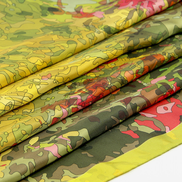 Zijden sjaal | Inspired by Monet | 800-505 | 65x65 cm