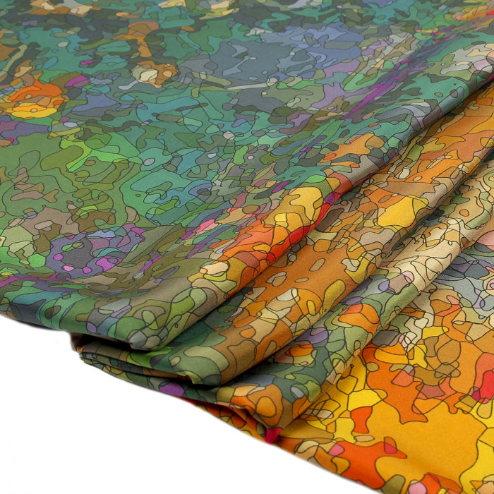 Zijden sjaal | Inspired by Monet | 800-507 | 130x130 cm