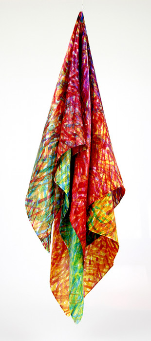  Satin silk scarf 120-008