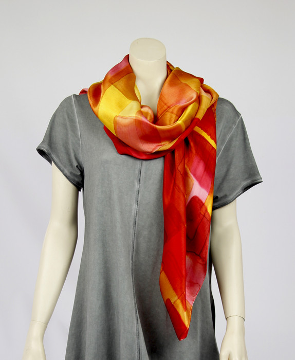  Satin silk scarf 120-005