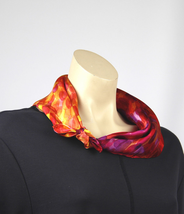  Satin silk scarf 130-001