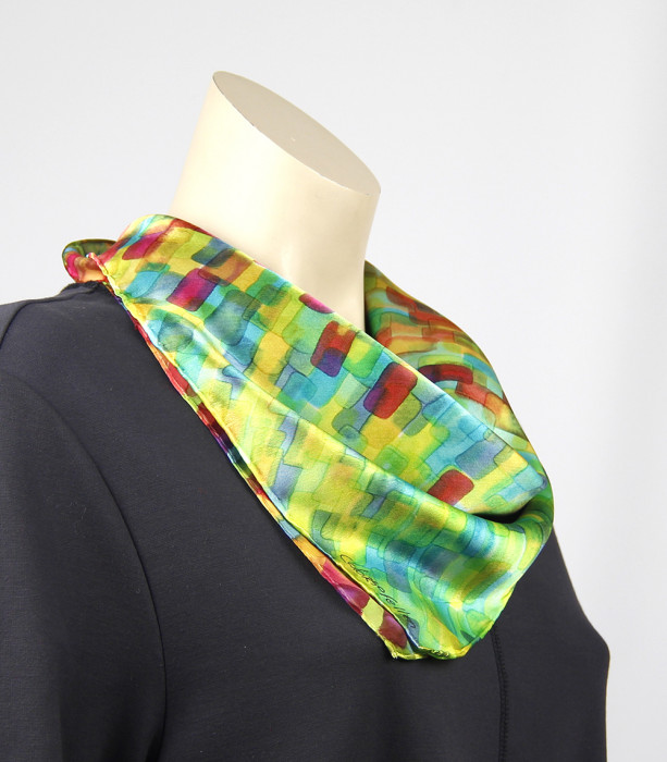  Satin silk scarf 130-005
