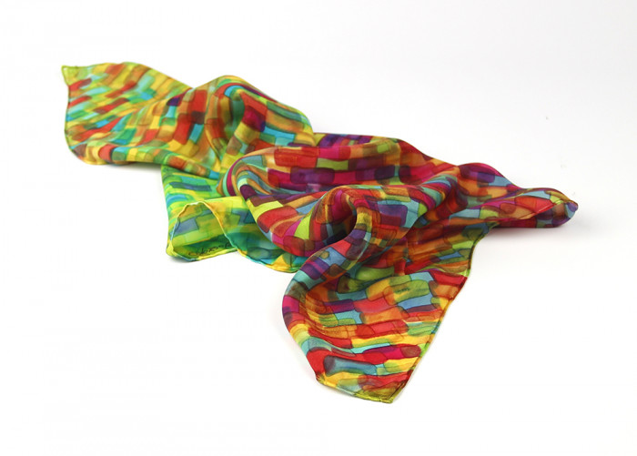  Satin silk scarf 130-005