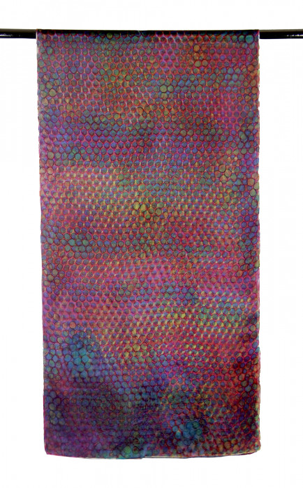 Zijden sjaal | Handbeschilderd | 180x45 cm | 100-307