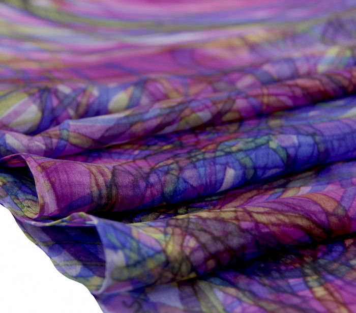 Zijden sjaal | Handbeschilderd | 180x45 cm | 100-310