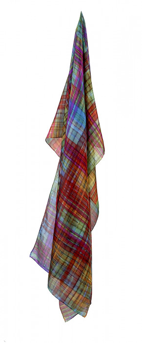 Zijden sjaal | Handbeschilderd | 180x45 cm | 100-311