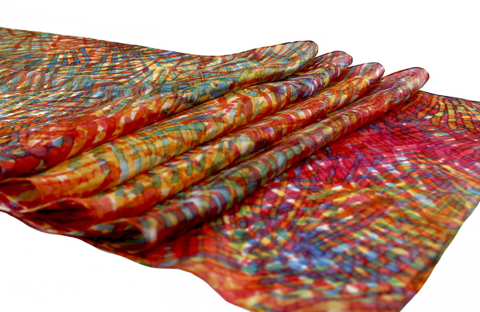  Silk scarf | Hand painted | 180x45 cm | 100-314