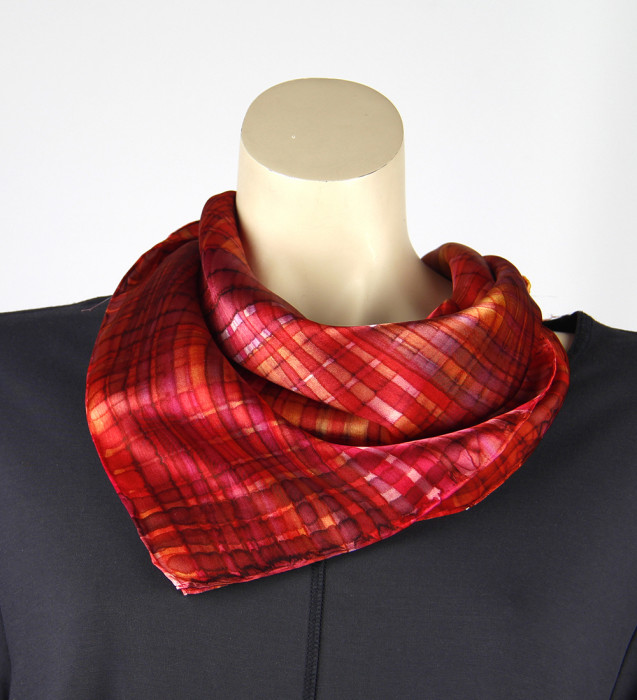  Satin silk scarf 130-007