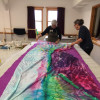  3-day workshop silk painting and felting