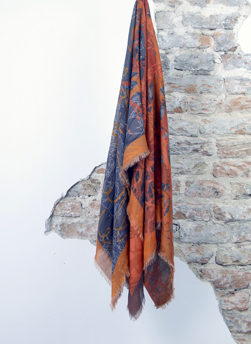  Squir | Cashmere with Modal scarf |/shawl  | 1700-024