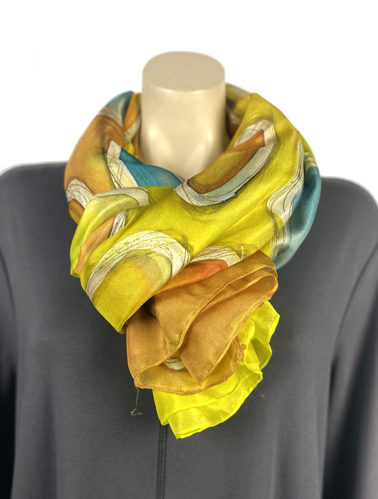  Silk scarf | Hand painted | 180x90 cm | 100-350