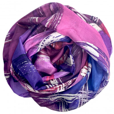 Sjaals | Handbeschilderd | 180x90 cm | 100-355