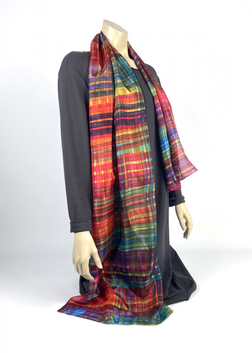  Silk scarf | Hand painted | 180x45 cm | 100-358