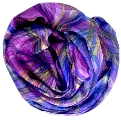 Sjaals | Handbeschilderd | 180x45 cm | 100-359