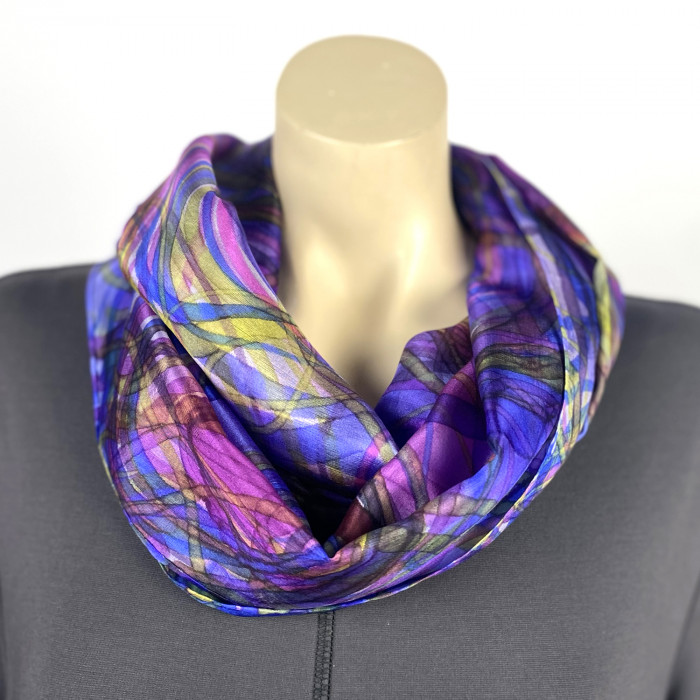  Silk scarf | Hand painted | 180x45 cm | 100-359