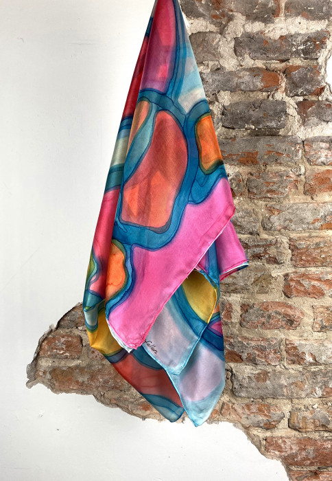  Silk scarf | Hand painted | 180x90 cm | 100-360