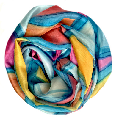 Sjaals | Handbeschilderd | 180x90 cm | 100-360