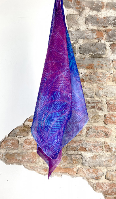 Zijden sjaal | Handbeschilderd | 180x45 cm | 100-362