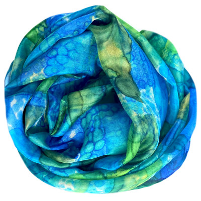 Sjaals | Handbeschilderd | 180x45 cm | 100-365