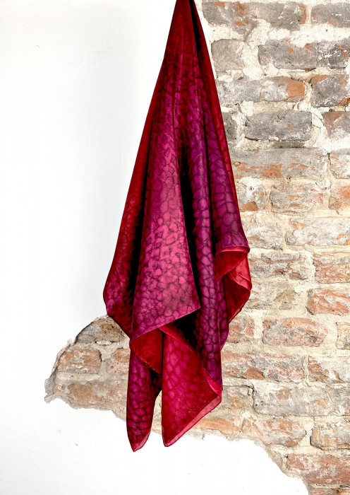 Zijden sjaal | Handbeschilderd | 180x90 cm | 100-366