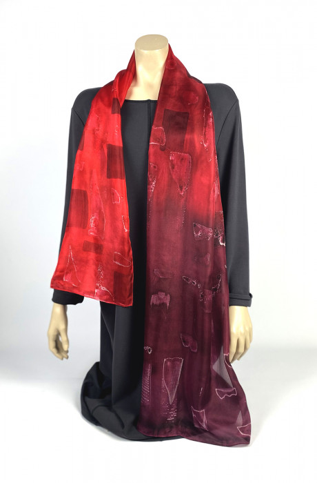  Silk scarf | Hand painted | 180x45 cm | 100-369