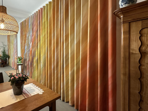 Curtains for renovated farmhouse