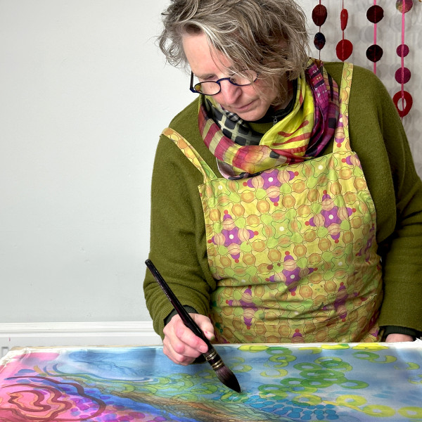 Workshop Silk painting The Netherlands