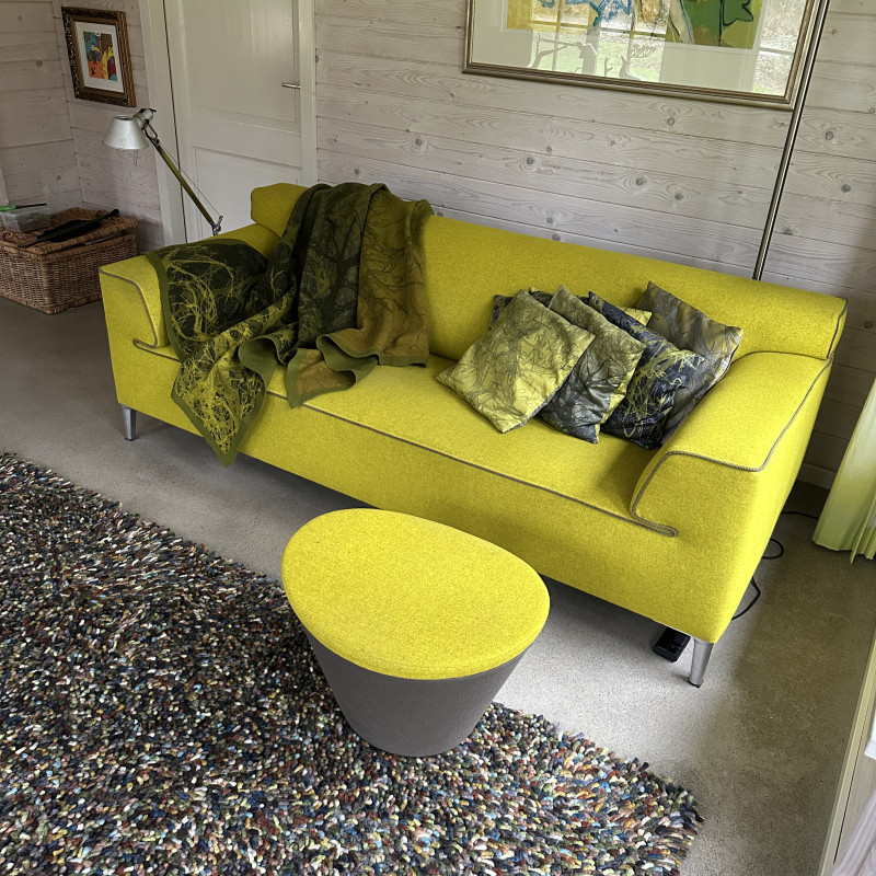 Grand Foulard and Cushions Inspired by Tree Roots
