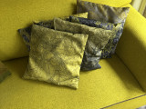 Grand Foulard and Cushions Inspired by Tree Roots