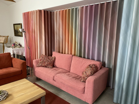 Custom-Made Curtain Bringing Warmth and Harmony