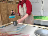 Would you like to try silk painting on a big size frame?