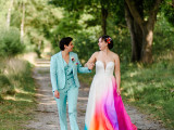 A Colourful Wedding Dress, Made to Measure