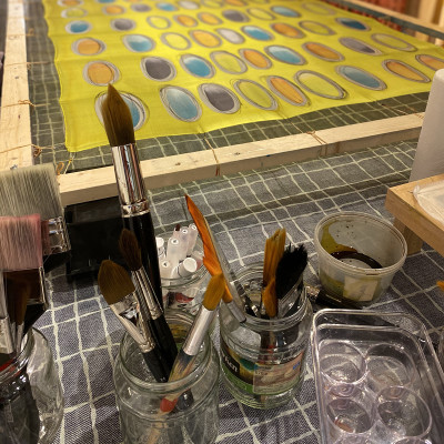 Silk Painting in the Netherlands