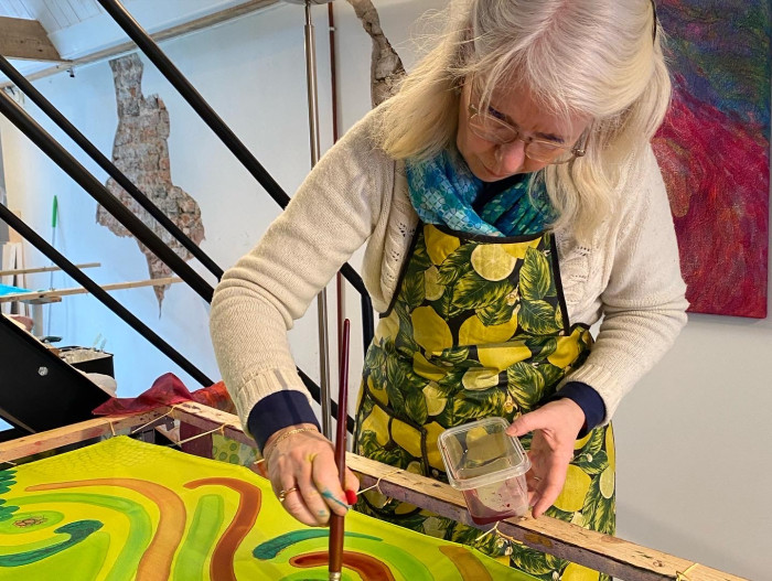  Online workshop Experimental Silk Painting January 21st 2026