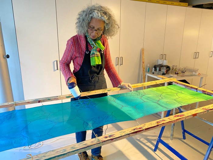  Online workshop Experimental Silk Painting January 21st 2026