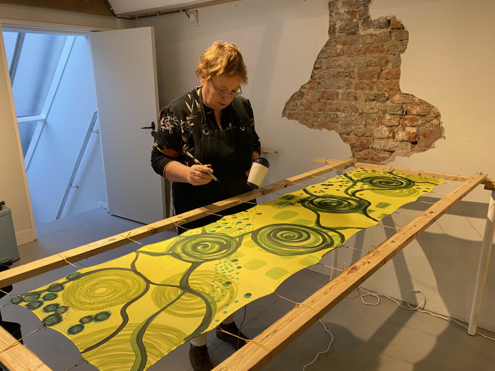  Online workshop Experimental Silk Painting January 21st 2026