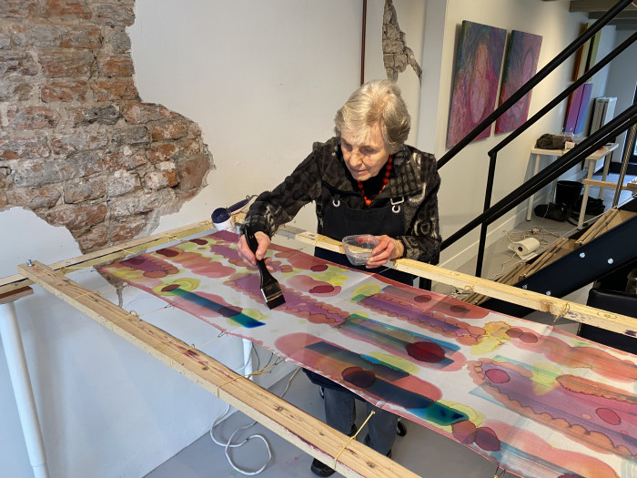  Online workshop Experimental Silk Painting January 21st 2026