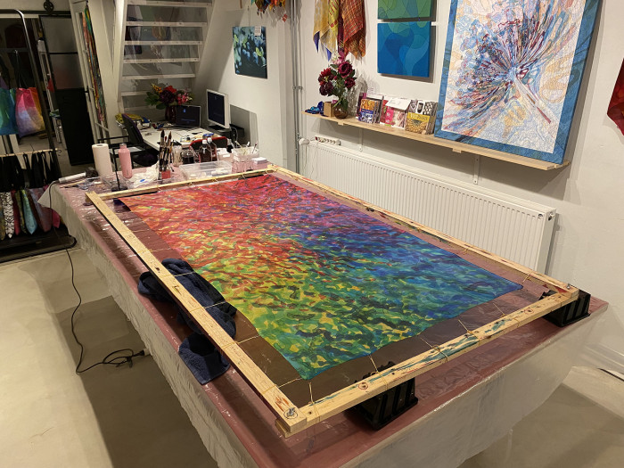  Online workshop Experimental Silk Painting January 21st 2026