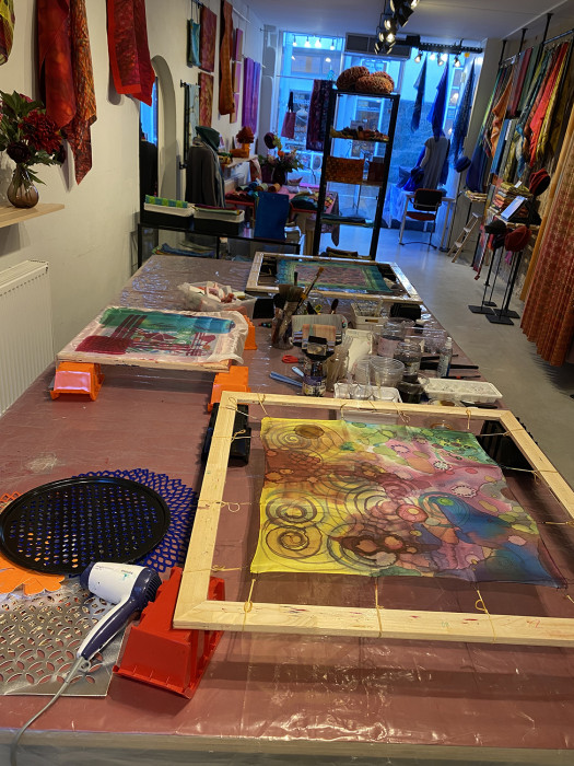  Online workshop Experimental Silk Painting January 21st 2026