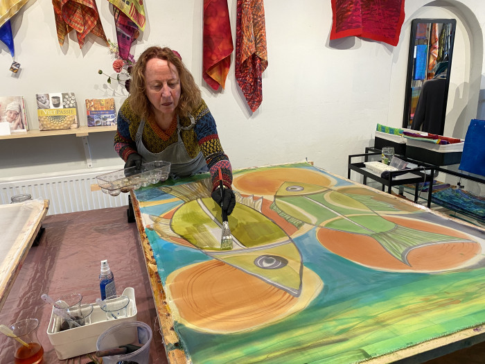  Online workshop Experimental Silk Painting January 21st 2026