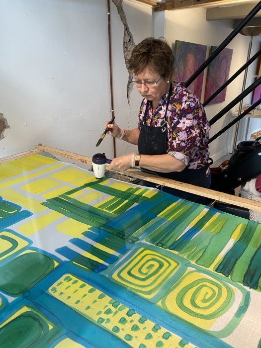  Online workshop Experimental Silk Painting January 21st 2026