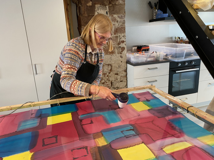  Online workshop Experimental Silk Painting January 21st 2026