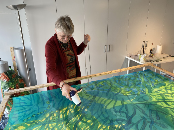  Online workshop Experimental Silk Painting January 21st 2026