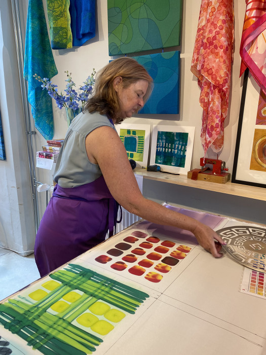  Online workshop Experimental Silk Painting January 21st 2026