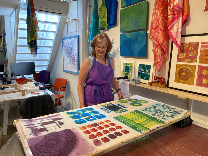  Online workshop Experimental Silk Painting January 21st 2026