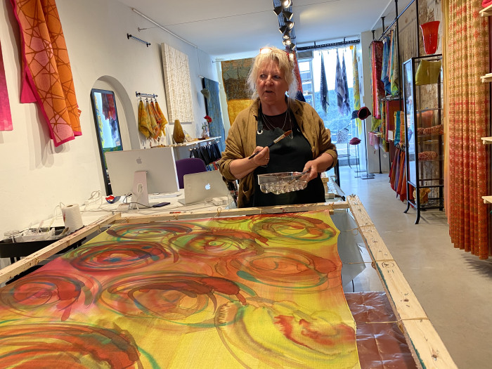  Online workshop Experimental Silk Painting January 21st 2026