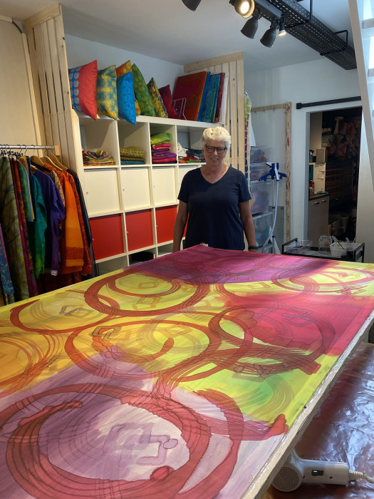  Online workshop Experimental Silk Painting January 21st 2026