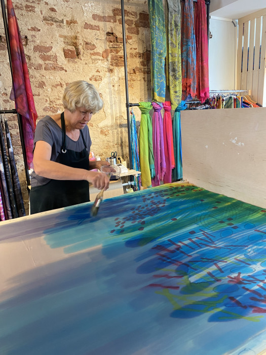  Online workshop Experimental Silk Painting January 21st 2026